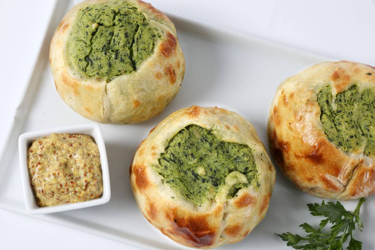 Baked Spinach Knishes